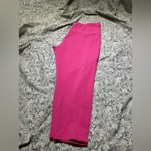 JGX hot pink crop leggings 2X